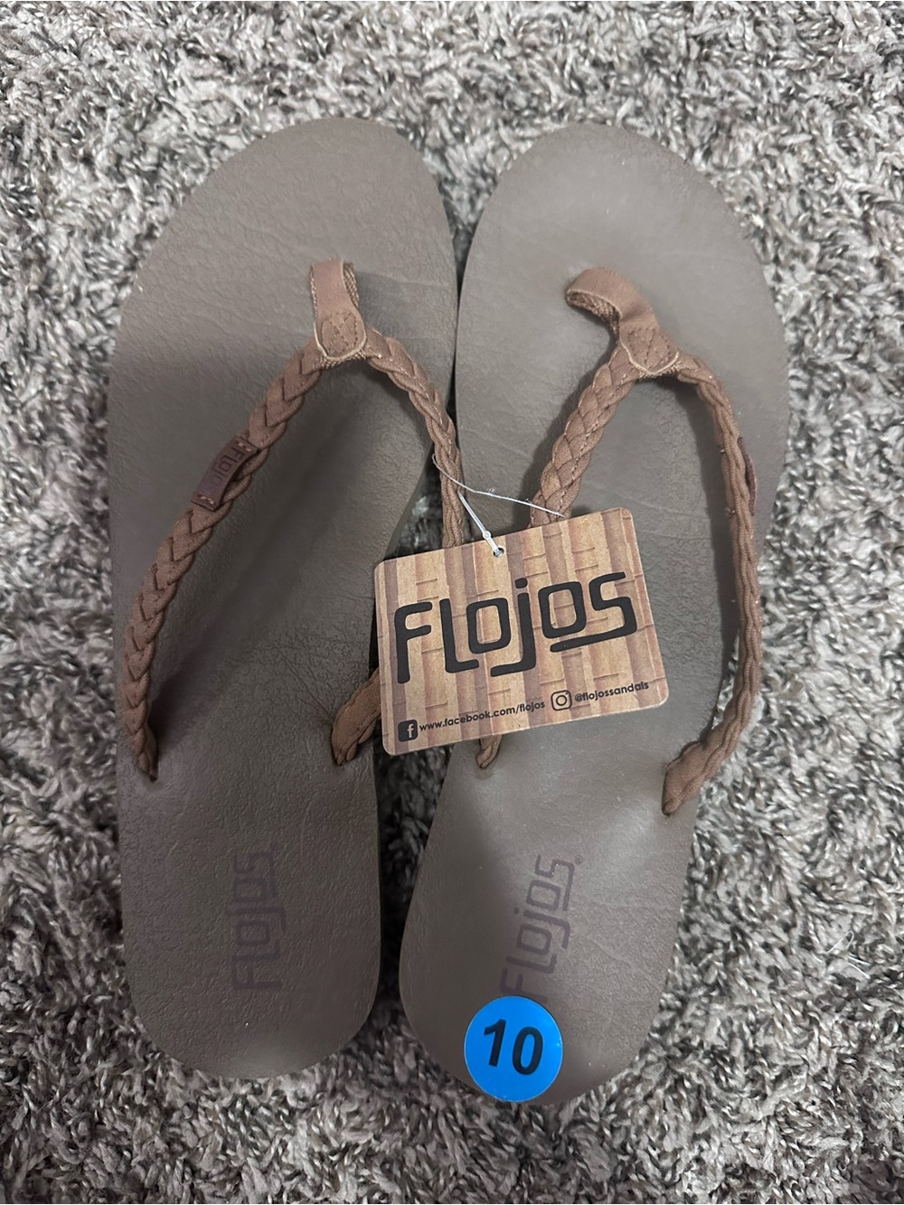 Flojos Brown Tegan Sandals